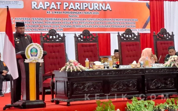 Thumbnail Berita - DPRD Halsel Ketok Palu 2 Perda, Bassam Gas Pol Benahi OPD dan Desa