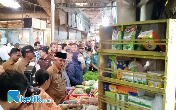 Sidak Bapokting di Pasar Kepanjen, Bupati Malang Sebut Harga Jual Masih Stabil
