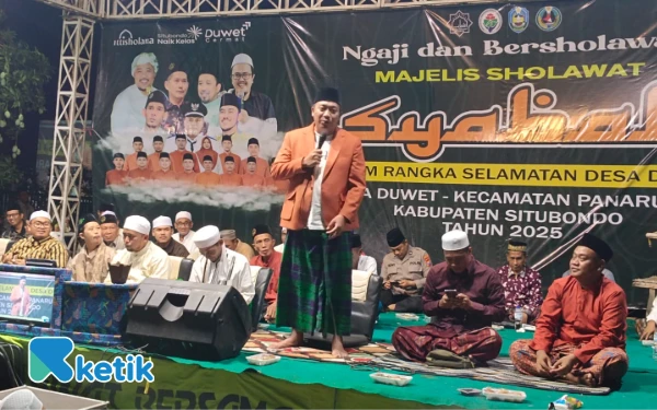 Ribuan Jemaah Hadiri Ngaji dan Bersholawat di Situbondo, Bupati Rio Tegaskan Pentingnya Amalan