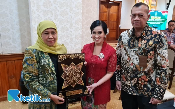 Ketua Pertiwi Miranti Serad Apresiasi Peran Gubernur Khofifah Bina Pembatik Jatim 