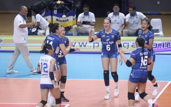 Thumbnail Berita - Bandung BJB Tandamata Bungkam Medan Falcons di Kandang, Modal Berharga Tantang Electric PLN