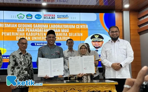 [Berita Foto] Bupati Halsel Resmikan Gedung Saruma di Universitas Khairun Ternate