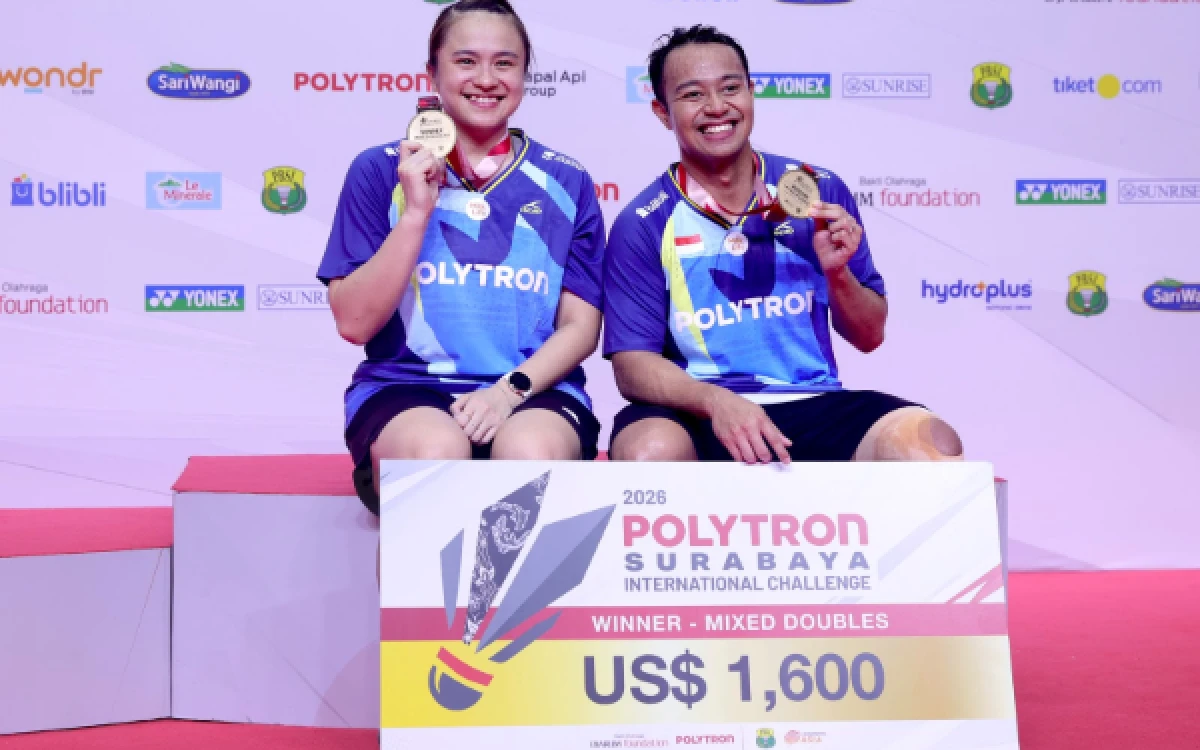 Thumbnail Berita - Rehan/Melati Juara Surabaya International Challenge 2026, Jadi Pencapaian Terbaik Ketiga