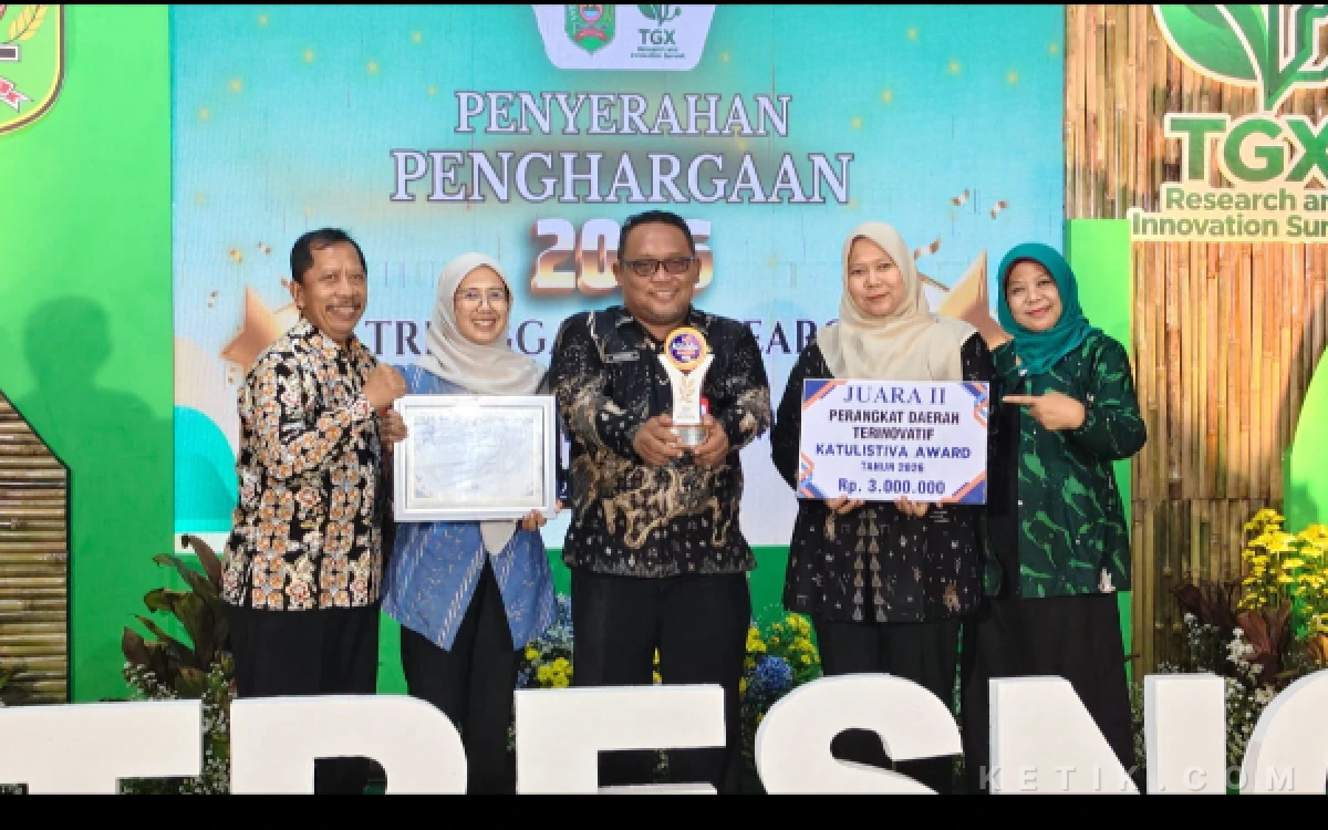 Thumbnail Berita - Dispertan Trenggalek Juara Dua OPD Inovatif,  Usung Inovasi Banyu Langit