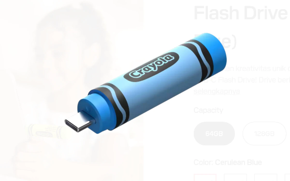 Thumbnail Berita - SanDisk Crayola USB-C: Flash Drive Unik Bentuk Krayon dengan Kapasitas 256GB.