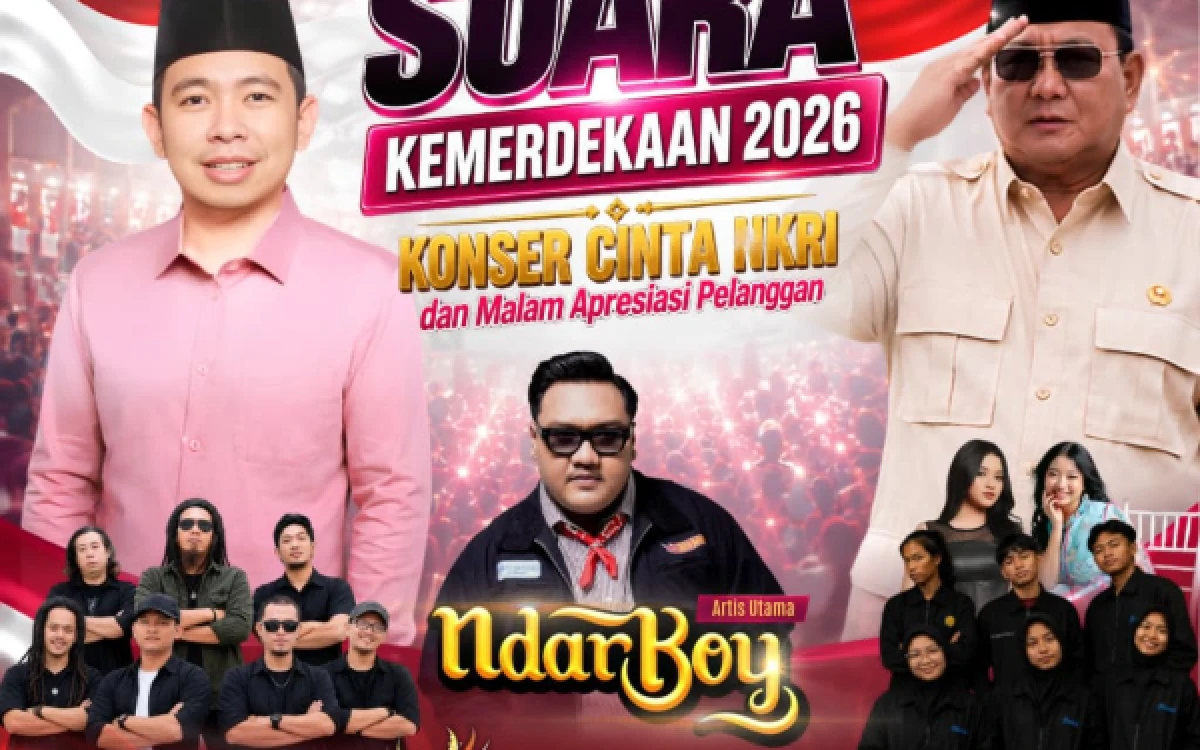 Konser SAPA SUARA Cinta NKRI Hadirkan Ndarboy Genk di Jember