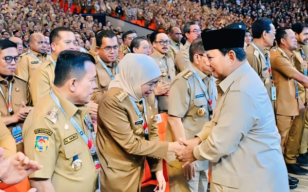 Presiden Prabowo Pimpin Rakornas 2026! Gubernur Khofifah Pastikan Jatim Siap Wujudkan Program Prioritas Nasional