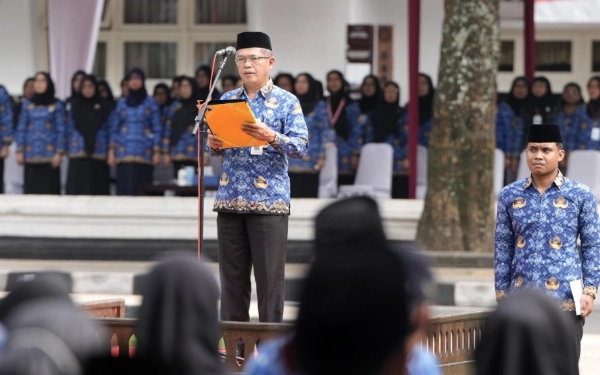 Thumbnail Berita - HUT Ke-54 Korpri, Sekda Sleman Tegaskan ASN Wajib Adaptif Digital