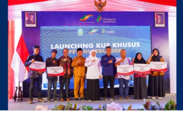 Thumbnail Berita - Percepat Swasembada Gula Bank Jatim Dukung Peluncuran KURsus Petani Tebu