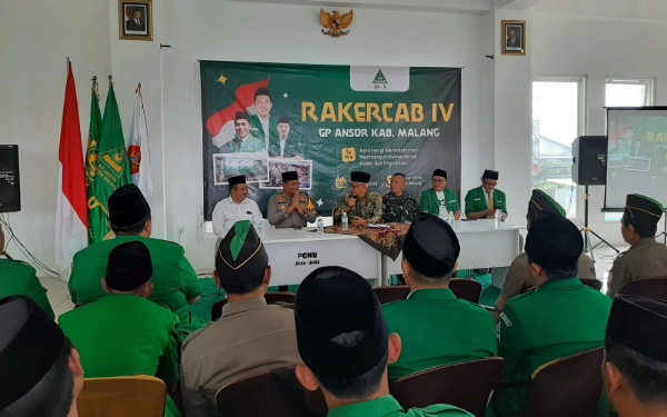 Thumbnail Gelar Rakercab IV, GP Ansor Kabupaten Malang Siap Bersinergi dan Berkolaborasi