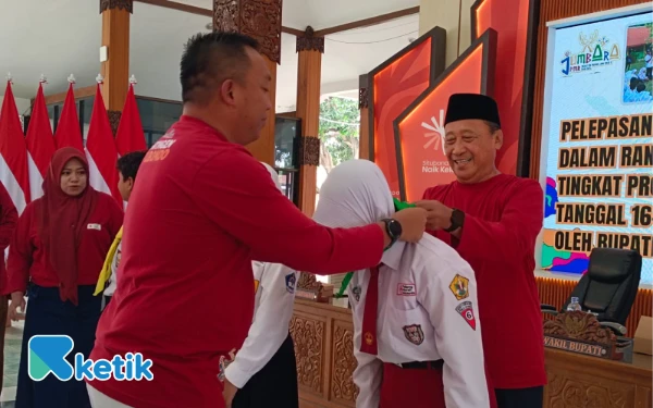 Ikuti Jumbara X Jatim 2025, Ini Pesan Bupati kepada Kontingen PMR Situbondo