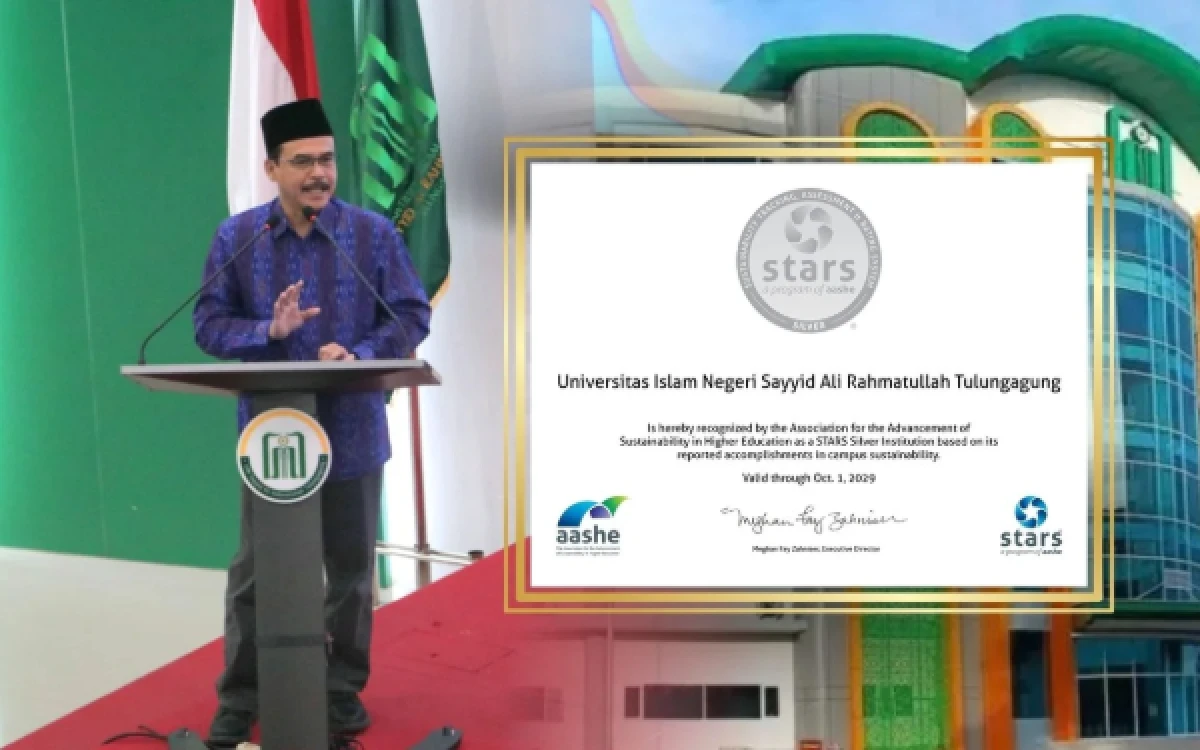 Thumbnail Berita - UIN SATU Tulungagung Raih Silver AASHE STARS, Perkuat Komitmen Kampus Berkelanjutan