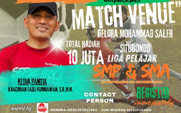Ajang Liga Pelajar Bupati Situbondo Cup VI 2025 Segera Digelar
