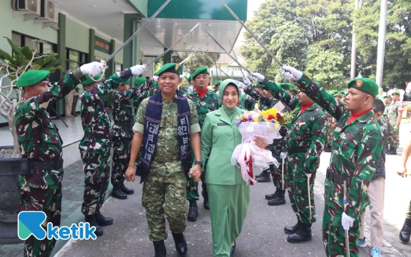 Dandim 0809 Kediri Berganti, Letkol Inf. Dhavid Nur Gantikan Letkol Inf. Ragil Jaka