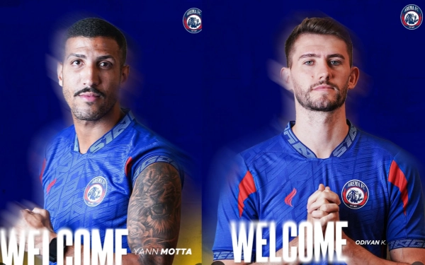 Thumbnail Berita - Kental Aroma Samba, Arema FC Kembali Rekrut 2 Pemain dari Brasil