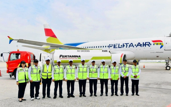 Thumbnail Berita - Pelita Air Terbang Perdana Gunakan Bahan Bakar Minyak Jelantah