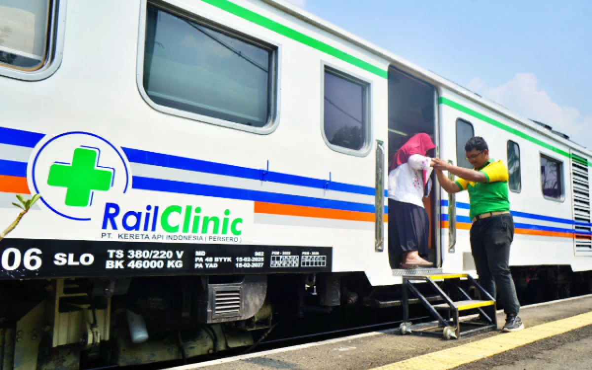 Thumbnail Berita - Rail Clinic KAI Layani Ratusan Warga Stasiun Geneng, Ada USG Gratis