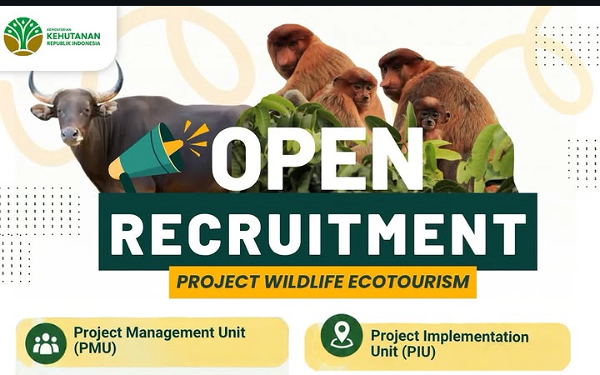Thumbnail Berita - Hari Ini Terakhir! Kementerian Kehutanan Buka Rekrutmen Personil Proyek Ecotourism Berbasis Satwa Liar
