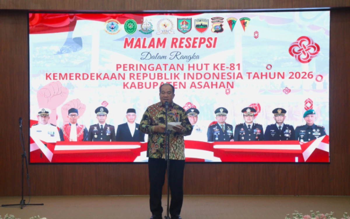 Thumbnail Berita - Malam Resepsi HUT ke-81 RI, Bupati Asahan Ajak Generasi Muda Lanjutkan Perjuangan Pahlawan