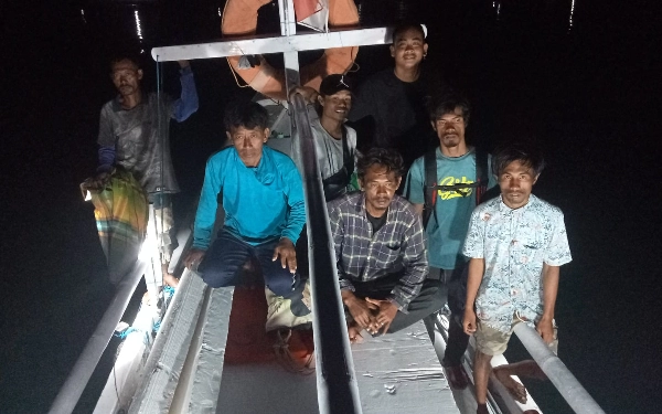 Thumbnail KM Baruna Jaya Raya Ditemukan di Lombok, Tujuh ABK Selamat