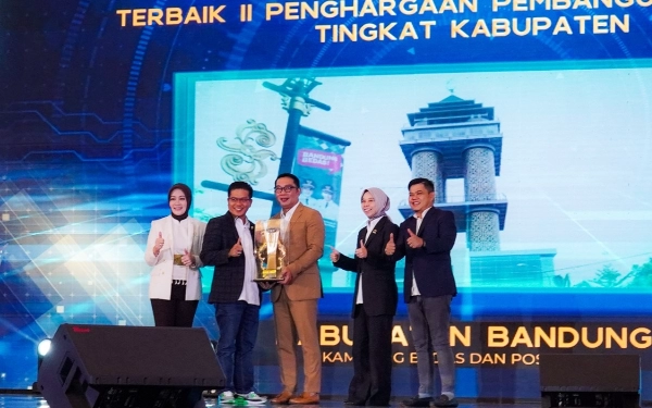 Pemkab Bandung Raih Peringkat Terbaik II PPD Kabupaten Tahun 2023