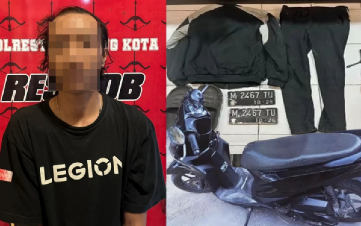 Thumbnail Berita - Terdesak Kebutuhan, Petugas Kebersihan di Malang Nekat Curi Motor Penghuni Kos