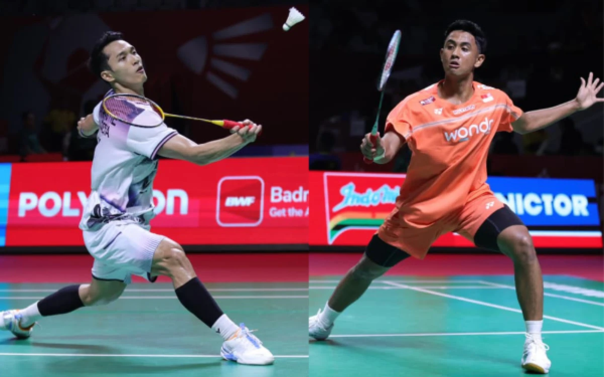 Thumbnail Berita - Indonesia Open 2026, Senior-Junior Tunggal Putra Tuan Rumah Harus Bentrok di 16 Besar
