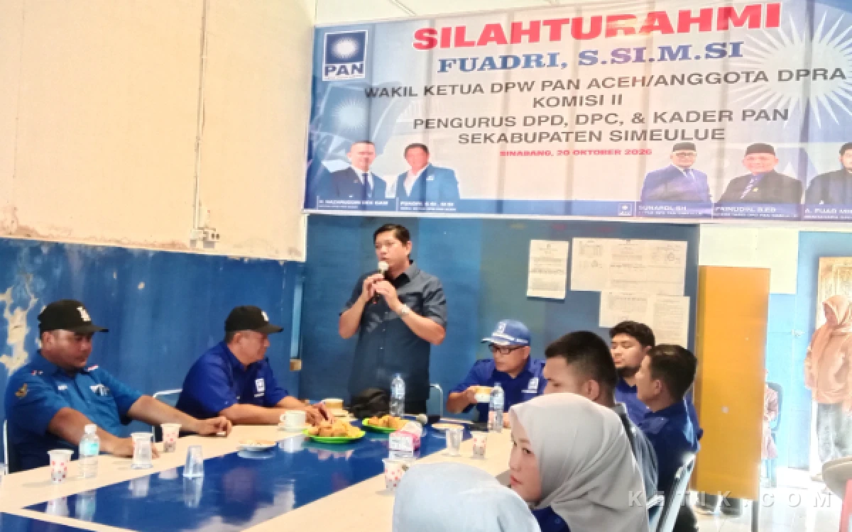 Thumbnail Berita - Wakil Ketua DPW PAN Aceh Fuadri Konsolidasikan Kader PAN se-Kabupaten Simeulue