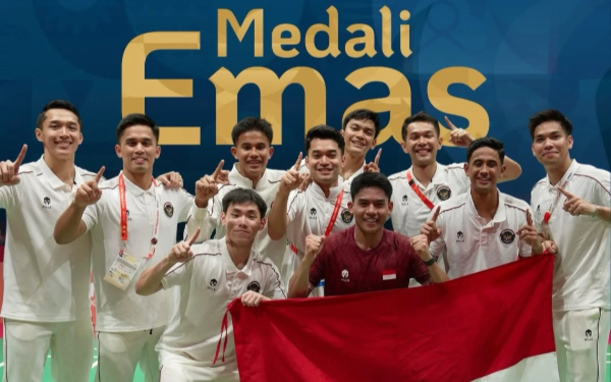 Thumbnail Berita - Prabowo Telepon Tim Bulu Tangkis Indonesia Usai Raih Emas Asian Games 2026