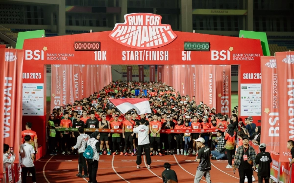 Run For Humanity Digelar di Solo, 4.500 Peserta Berlari untuk Palestina