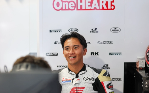 Thumbnail Comeback, Mario Aji Langsung Catatkan Waktu Lebih Baik dari Rekan Setim di FP1 GP Catalunya