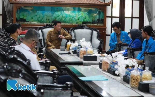 Bertemu Bupati Subandi, Mahasiswa PMII Siap Dukung Kinerja Pemkab Sidoarjo