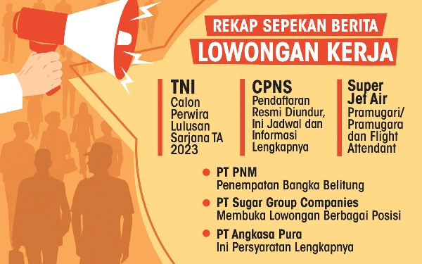 6 Lowongan Kerja Masih Terbuka: Kesempatan Jadi Perwira TNI hingga Aparatur Sipil Negara