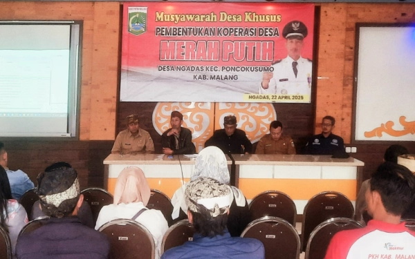 Thumbnail Pemuda Dilibatkan, Ngadas Mantapkan Pembentukan Koperasi Desa Merah Putih