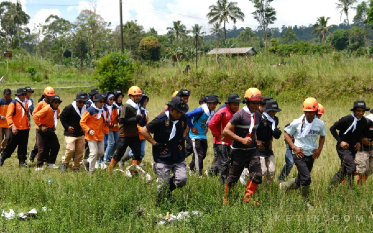 Thumbnail Berita - Tagana Pemalang Gladi Simulasi Bencana di Penakir Pulosari