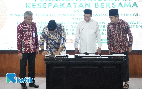 Tiga Bupati Tapal Kuda Teken Kesepakatan, Perkuat Kerja Sama Aglomerasi Daerah