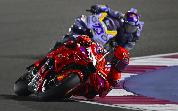 Thumbnail Hasil GP Qatar: Marquez Kampiun, Ducati Masih Sapu Bersih