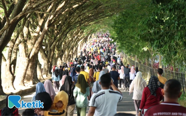 Langkah Penuh Warna, Semarak Jalan Santai Polres Abdya Rayakan Hari Bhayangkara