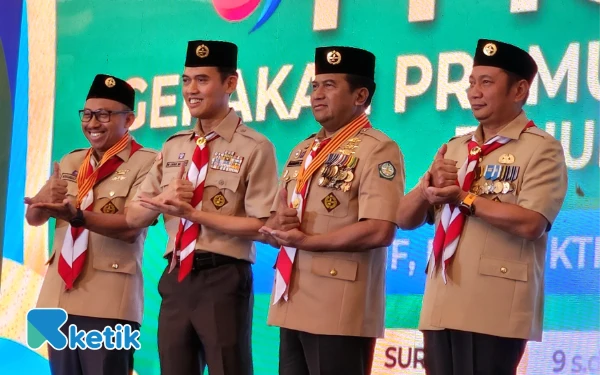 Thumbnail Berita - SELAMAT! Tiga Pejabat Pemprov Jatim Dianugerahi Penghargaan Pramuka oleh Kwartir Nasional, Siapa Saja?