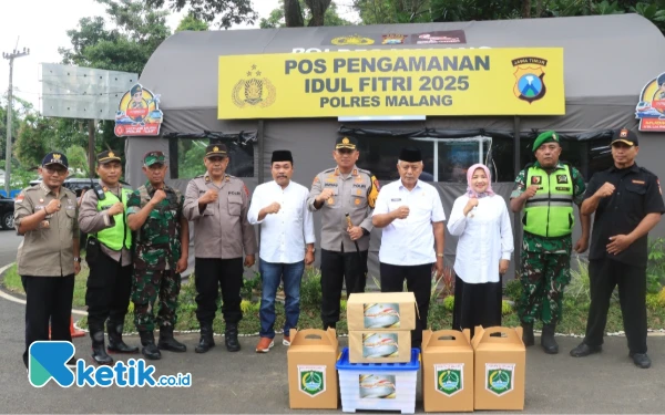 Thumbnail Amankan Idulfitri dan Nyepi, Polres Malang Gelar Patroli Gabungan