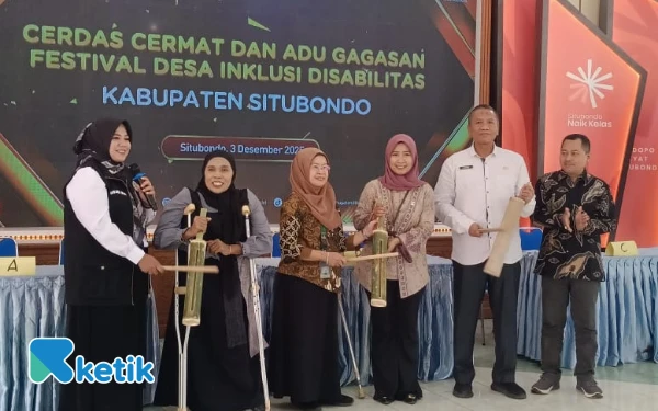 Wabup Situbondo Buka Cerdas Cermat dan Adu Gagasan Festival Desa Inklusi Disabilitas