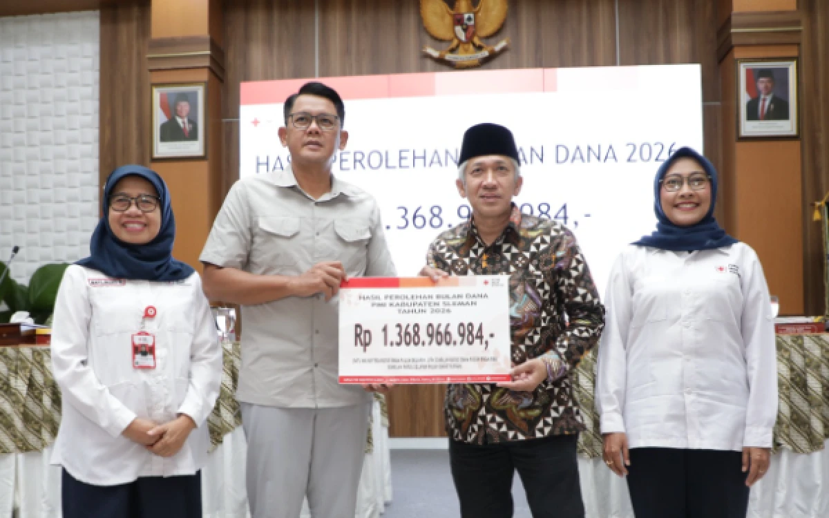 Thumbnail Berita - Bulan Dana PMI Sleman 2026 Ditutup, Terkumpul Rp1,3 Miliar untuk Layanan Kemanusiaan