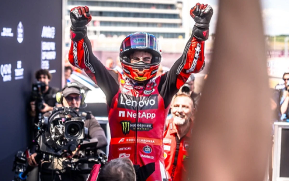 Thumbnail Berita - Dominasi di Sachsenring Berlanjut, Marc Marquez Sempurnakan Sabtu dengan Kemenangan Sprint