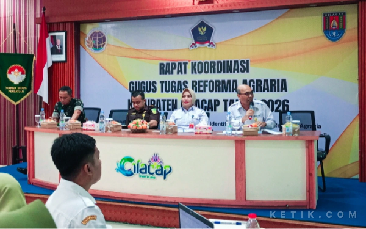 Thumbnail Berita - Rakor Gugus Tugas Reforma Agraria Cilacap Selesaikan Sengketa Tanah dan Perbaiki Akses Sumber Ekonomi Masyarakat