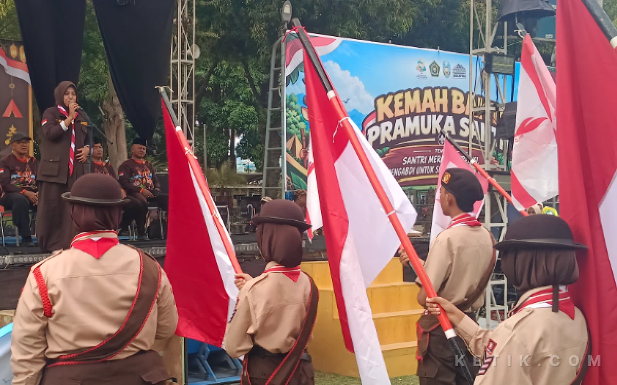 Thumbnail Berita - Kwarcab Pramuka Situbondo Gelar Kemah Bakti Pramuka Santri