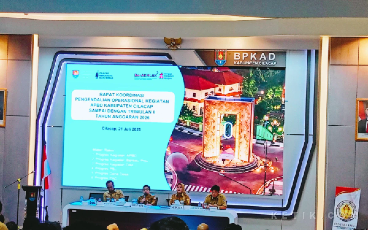 Thumbnail Berita - Rakor POK Triwulan II Cilacap Tahun 2026, Genjot Percepatan Program dan Penyerapan Anggaran