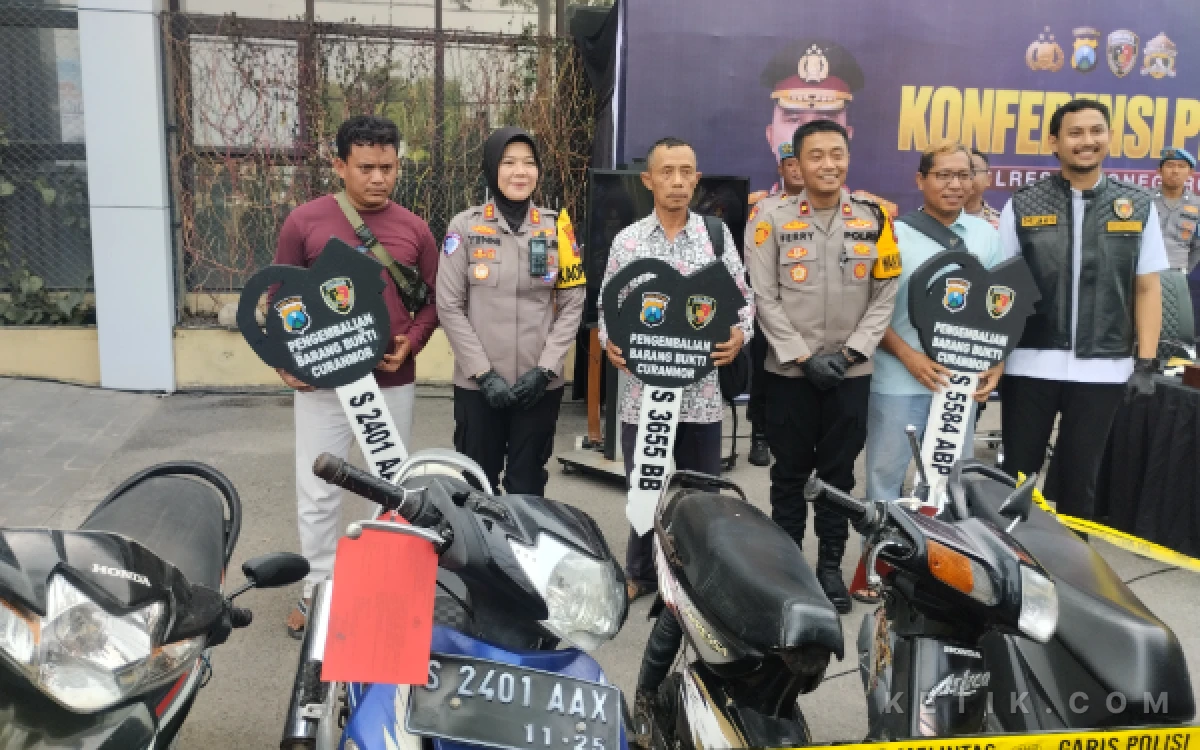 Foto Kapolres Bojonegoro AKBP Yenni Diarty mengatakan, operasi dan barang bukti (foto Sukiman ketik com)