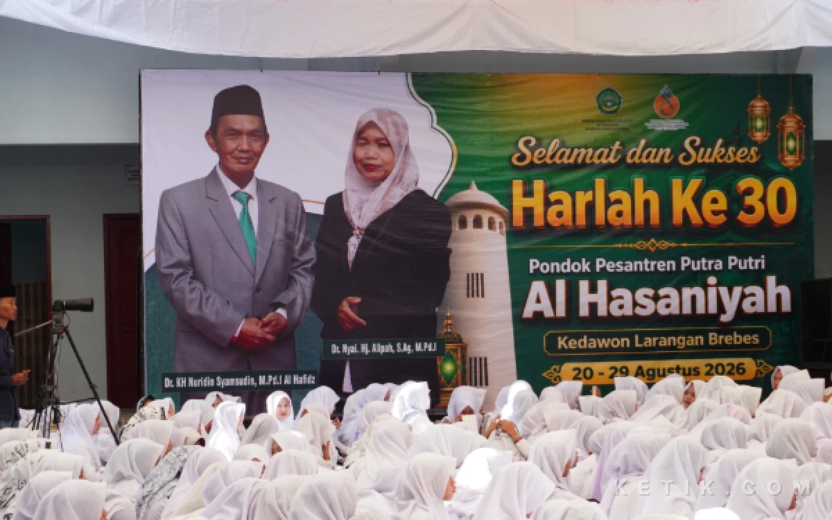 Thumbnail Berita - Genap 30 Tahun, Al Hasaniyah Kedawon Brebes Teguhkan Komitmen Cetak Generasi Santri untuk Indonesia