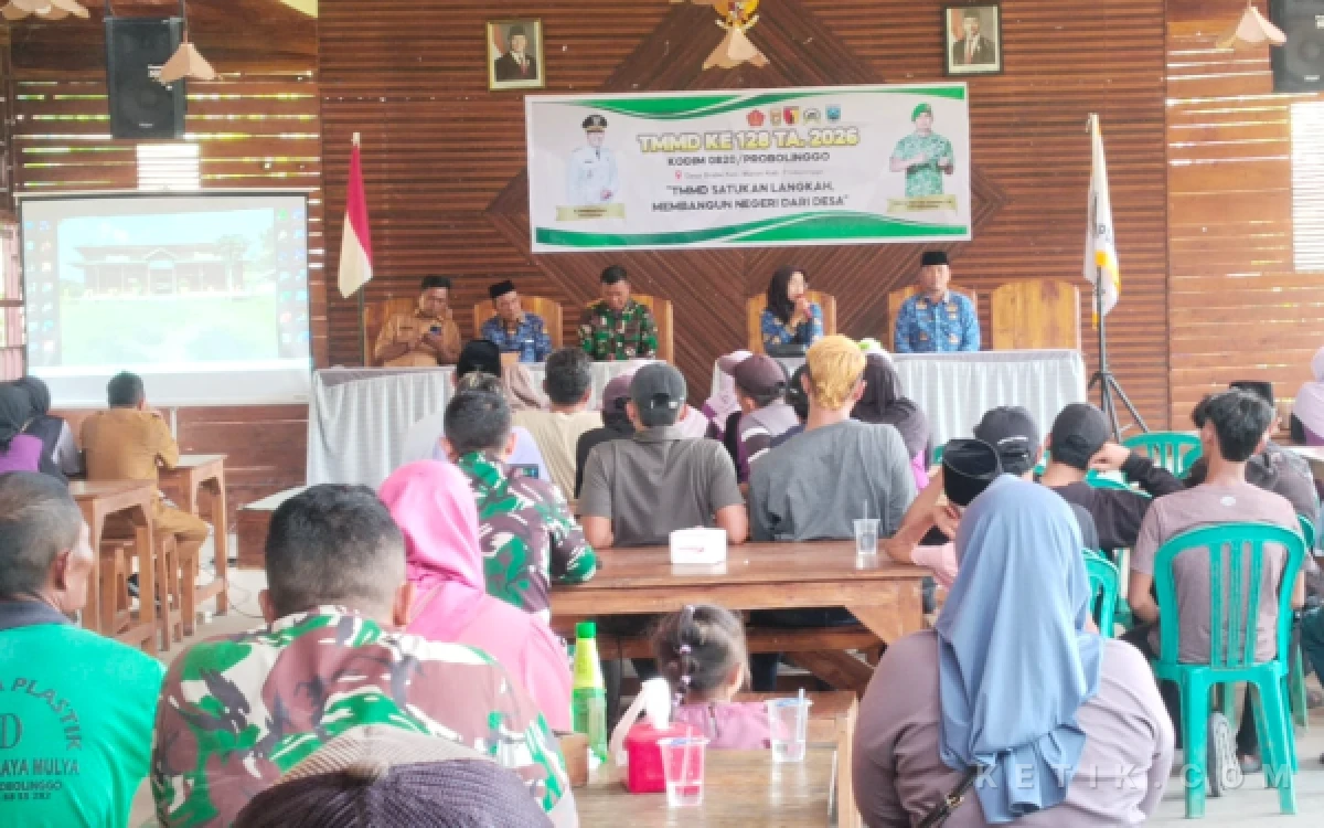 Thumbnail Berita - Sosialisasi Bela Negara TMMD Ke-128 Kodim 0820 Probolinggo, Wujudkan Semangat Membangun Negeri dari Desa.