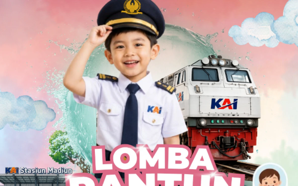 Thumbnail Berita - Sambut Hari Anak Nasional, KAI Daop 7 Madiun Gelar Lomba Pantun dan Tegaskan Layanan Kereta Api Ramah Anak